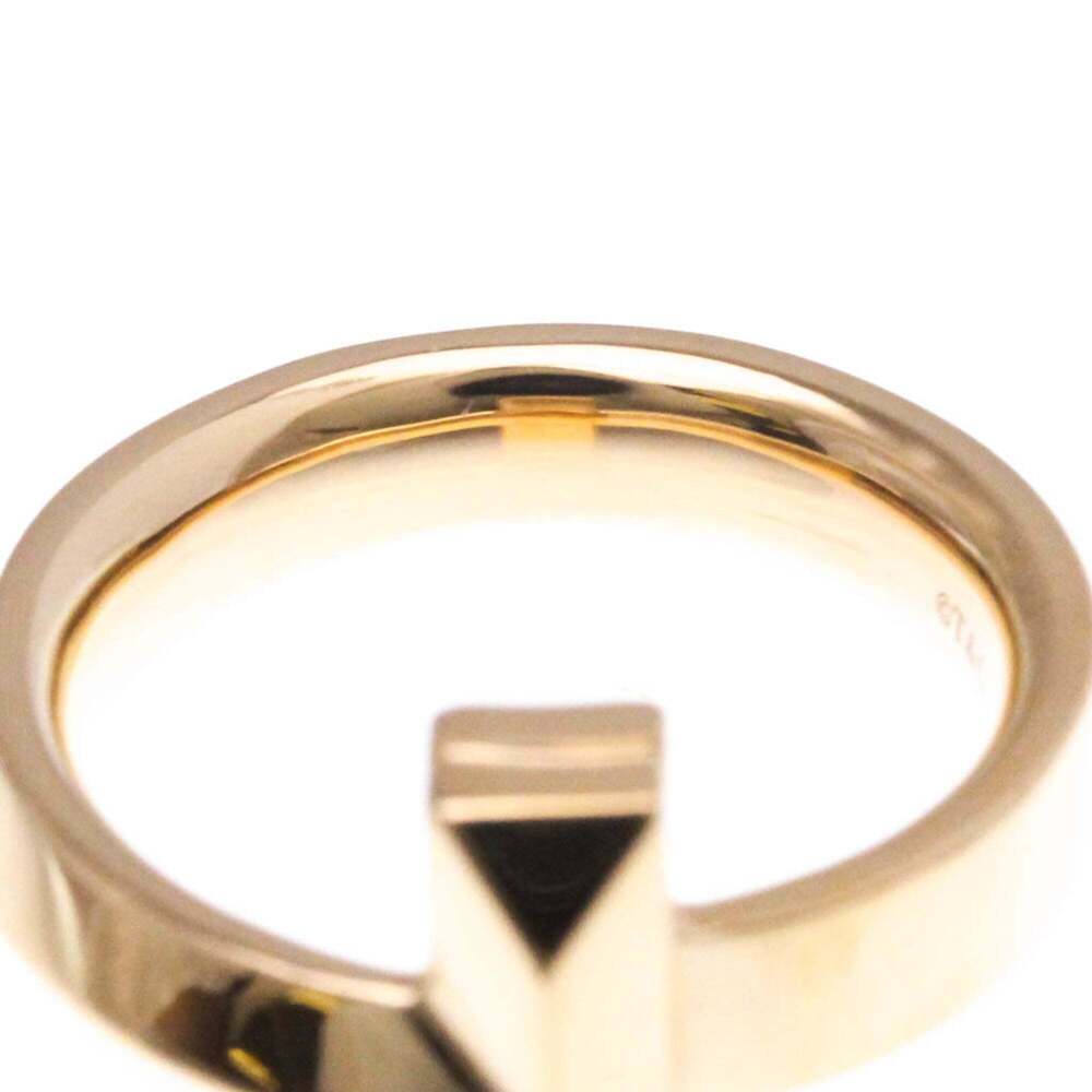 Tiffany T-One Wide Ring Pink Gold (18K) Fashion No Stone Band Ring Pink Gold - Picture 5 of 9